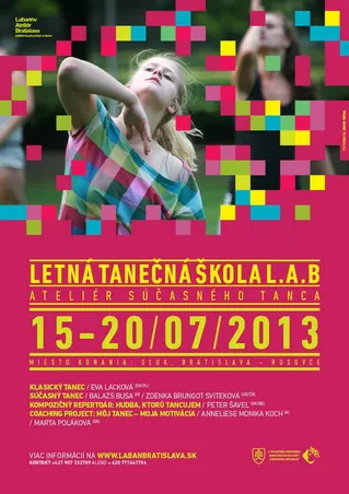 Letní taneční škola L.A.B. 2013 v Bratislavě