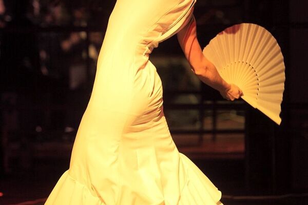 Hudebně-taneční představení Ana & Sara / Vypravěčka ve znamení flamenka a kathaku na scéně Divadla Ponec Hudebně-taneční představení Ana & Sara / Vypravěčka ve znamení flamenka a kathaku na scéně Divadla Ponec