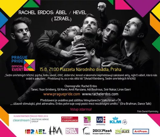Festivalu Prague Pride uvádí v rámci programové sekce space4dance současný izraelský tanec