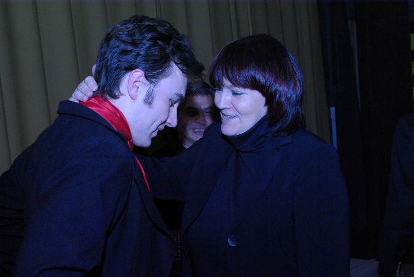 Po premiéře Coppelie (V. Vindušková s Andreyem Bayniazovem). Foto: Archiv V.V.