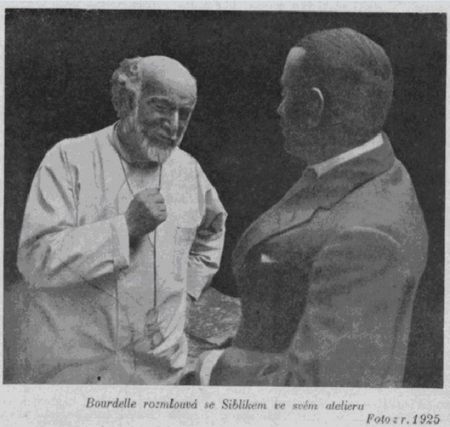Emile Bourdell a Emanuel Siblík.