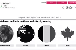 Czech Dance Database provides now information about foreign countries
