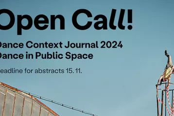 Call for papers for the new Dance Context Journal 2024: Dance in Public Space