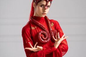 Jolana Potužníková jako Královna Ohně v baletu O princezně Emmě a statečném kováři. Foto Antonín Lavrenčík.
