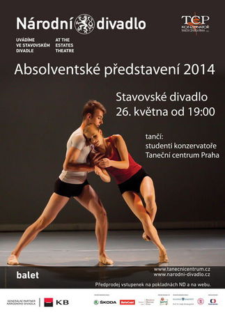 Taneční centrum Praha uvede svůj absolventský večer ve Stavovském divadle