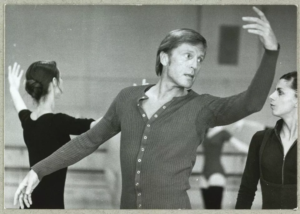 Erik Bruhn. Foto: John Johnsen, zdroj:  Det Kongelige Bibliotek.