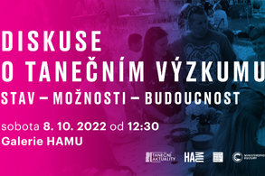 Taneční aktuality pořádají diskusi o situaci tanečního výzkumu v Čechách