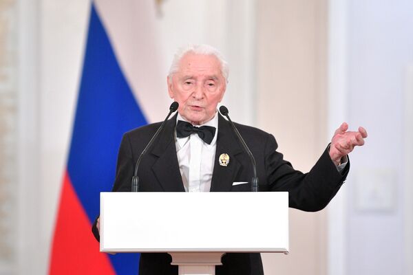 Jurij Grigorovič na předávání cen v roce 2017. Zdroj: Wikimedia commons