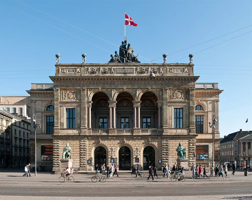 Dánské královské divadlo v Kodani. Zdroj: Wikimedia Commons.