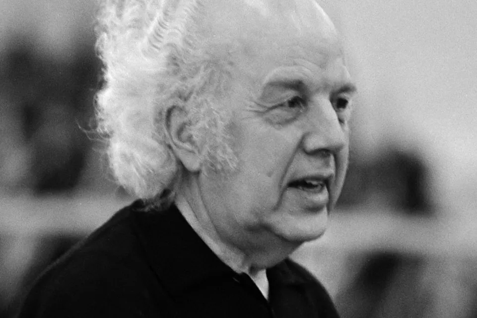 Kurt Jooss v roce 1971. Foto: zdroj Wikimedia Commons.