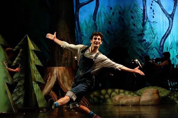 Péťa a vlk. Foto archiv divadla.