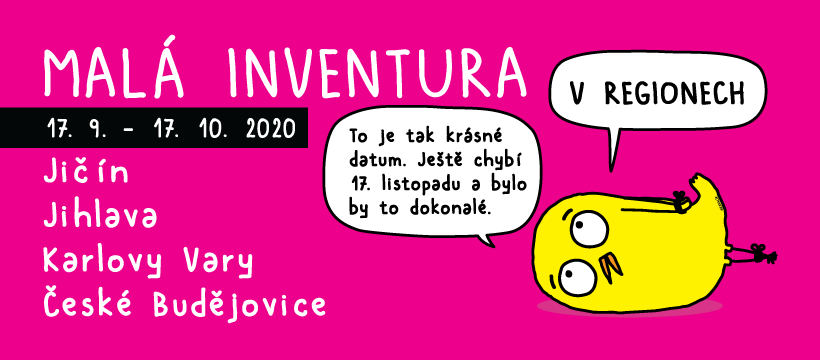 Malá inventura v regionech letos v Jihlavě, Karlových Varech a Českých Budějovicích