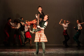 Hory a údolí. Balet Divadla F. X. Šaldy. Foto: Daniel Dančevský. 