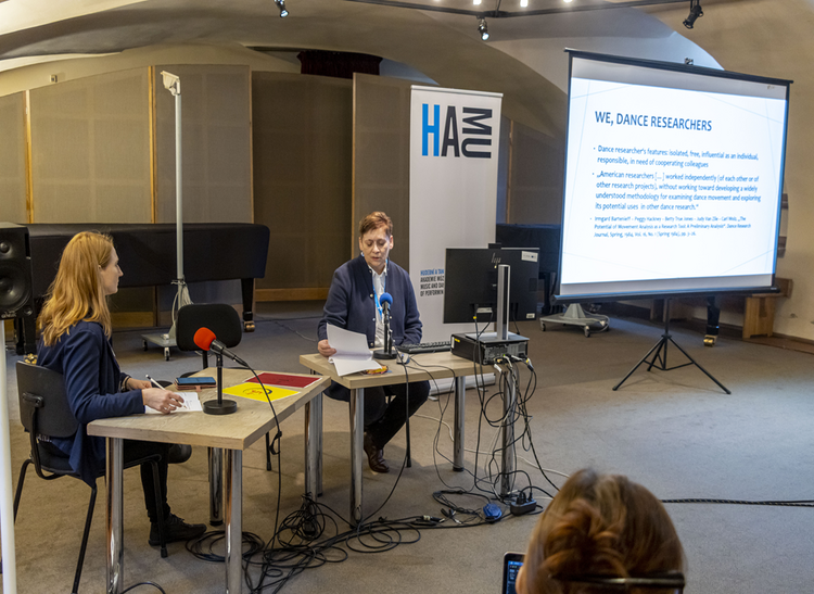 Dorota Gremlicová: Idea of Choreology, Dance and Dance Research in the Spotlight. Foto: Ladislav Beneš.