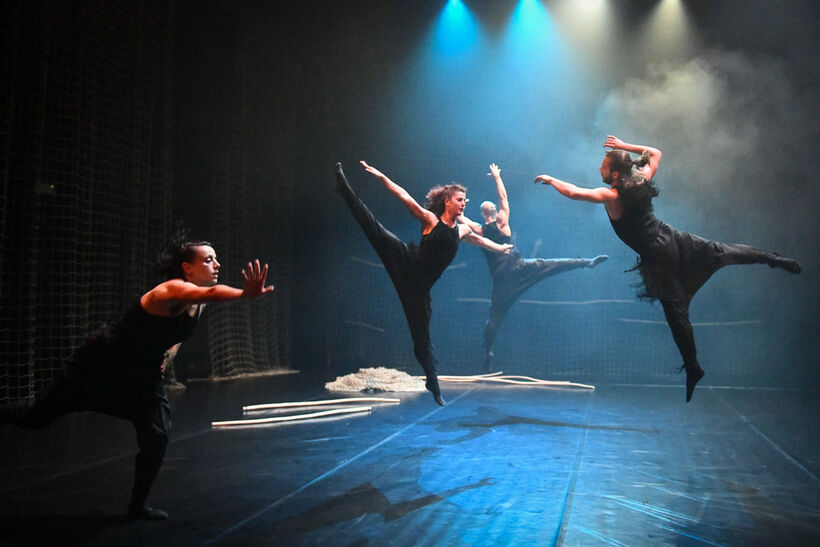 Panthera (Francesca Amante, Fanny Barroquère, Viktor Konvalinka, Filip Staněk). Foto: Michal Hančovský.