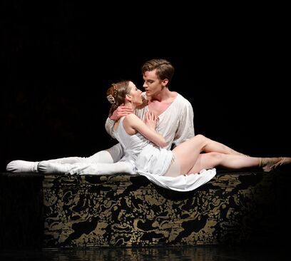 Romeo a Julie (Eliška Černohlávková, Roman Soviar). Foto: Petr Berounský.