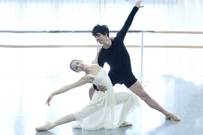 Zkouška z připravované premiéry. Foto NDM.