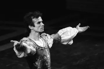 Rudolf Nurejev jako Romeo. Foto Lelli e Masotti.