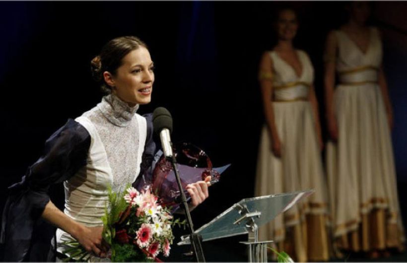 Nataša Novotná při předávání Ceny Thálie 2008. Foto Archiv 420PEOPLE.