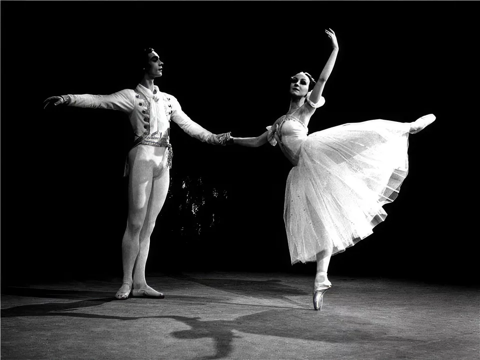 Louskáček (Hana Vláƒilová, Jan Kadlec). Foto Jaromír Svoboda, archiv ND Praha