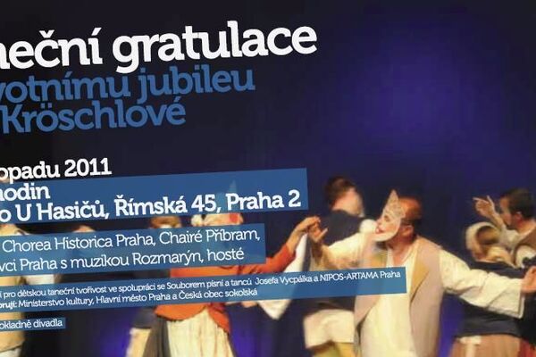 Taneční večer - gratulace pro Evu Kröschlovou