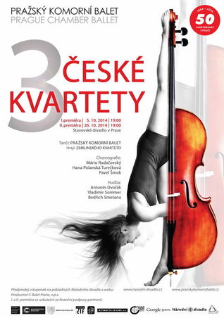 3 české kvartety – Pražský komorní balet chystá premiéru