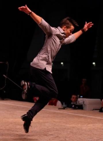 Mistr světa ve stepu Alexander Ostanin na Dance Life Expo