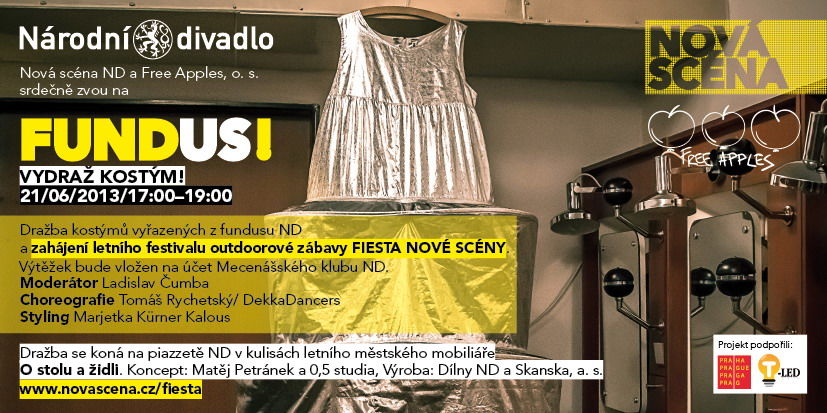 Začíná Fiesta Nové scény – každodenní program, městský mobiliář i originální kavárna na piazzetě ND 