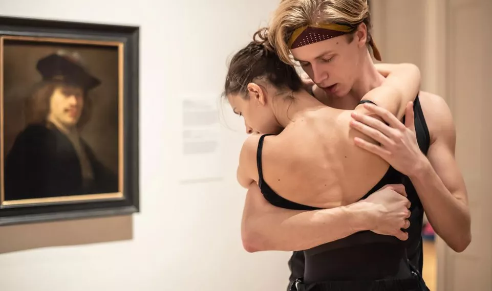 Balet mezi obrazy – Rembrandt a Saskia. Foto: Serghei Gherciu.