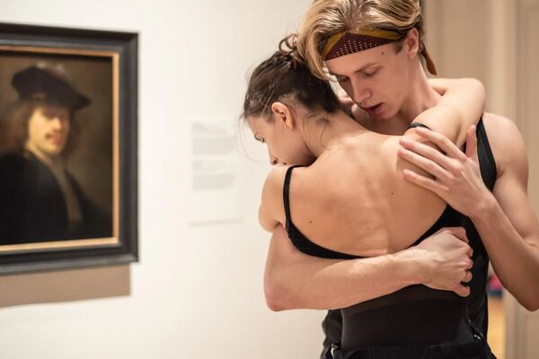 Balet mezi obrazy – Rembrandt a Saskia. Foto: Serghei Gherciu.