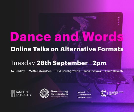 Tanec a slovo – Online hovory o alternativních formátech