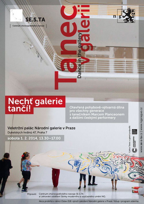 Národní galerie znovu propojí výtvarno s tancem – v rámci akce Nechť galerie tančí!