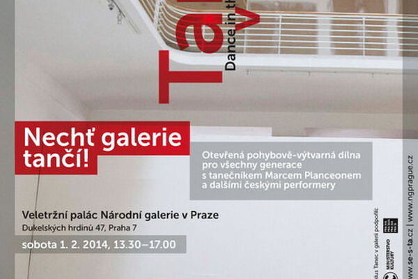 Národní galerie znovu propojí výtvarno s tancem – v rámci akce Nechť galerie tančí!