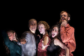 Inga Mikshina, Roman Zotov, Ekaterina Plechková, Kristýna Šajtošová, Martin Šalanda. Foto: Vojtěch Brtnický.