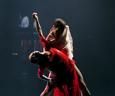 Anna Karenina- Eva Sklyarová a Serej Iegorov. Foto: Joseph Marčinský.