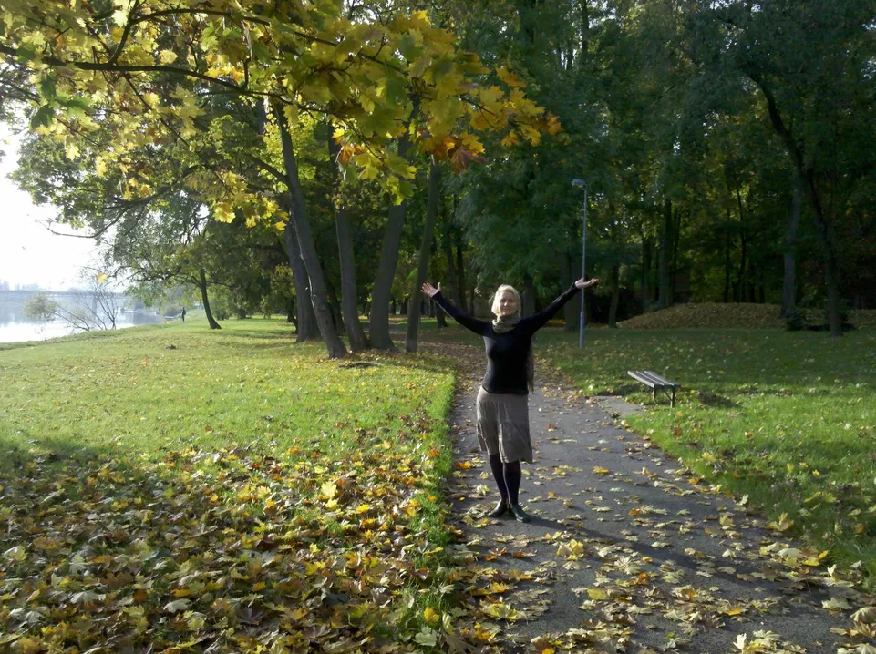 Hana Galiová na Střeleckém ostrově. Foto Soukromý archiv.