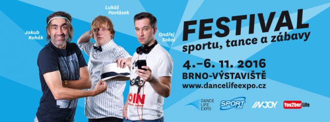 Brněnské Dance Life Expo 2016 nabídne flash mob s Kohákem, Pavláskem a Sokolem