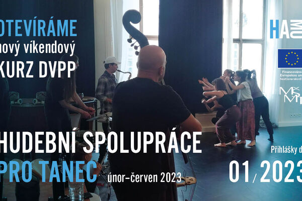 Otevírá se nový program DVPP Katedry tance HAMU: Hudební spolupráce pro tanec 