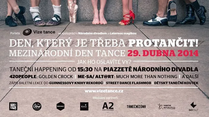 Den tance 29. 4. zaplní tancem ulice, náměstí i nádraží