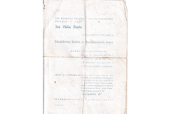 Publicitní materiál Soukromé baletní školy I.V. Psoty, r. 1947. Foto: soukr. arch.