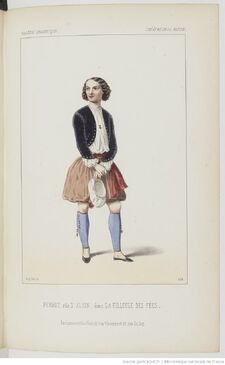  La filleule des fées (Jules Perrot). Zdroj: Bibliothèque nationale de France.