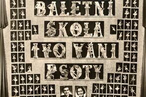 Tablo Baletní školy I. V. Psoty z 30. let 20. st.