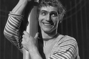 Sluha dvou pánů - Miroslav Kůra (Truffaldino). Foto: Jaromír Svoboda