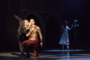 Othello (L. Cenek (Jago), I. Jambor (Othello)). Foto: Aleš Kočíb