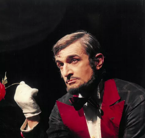 Karel Vrtiška jako Svůdce v Kouzelném cirkusu. Foto: archiv Johanky Vrtiškové