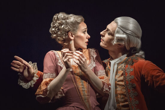 Valmont. Alexandre Katsapov a Marta Drastíková. Foto: Pavel Hejný.