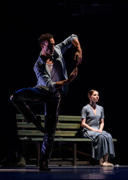 Liliom. Giovanni Rotolo a Alina Nanu, Balet ND. Foto: Serghei Gherciu. 