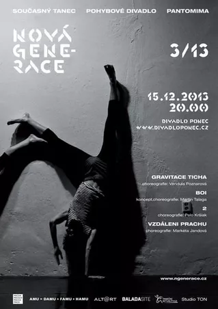Nová generace 2013 - představení studentů katedry tance HAMU v Ponci