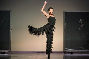 Natalia Adamska v inscenaci Carmen. Foto: Serghei Gherciu