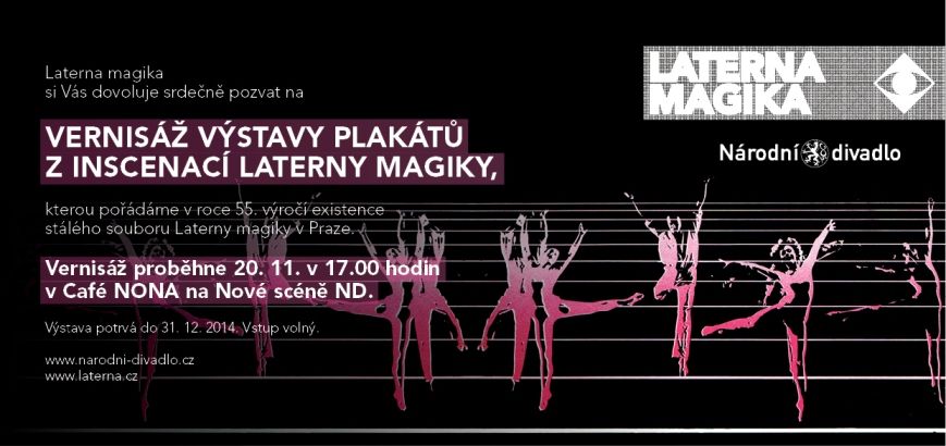 Vernisáž výstavy inscenačních plakátů Laterny magiky